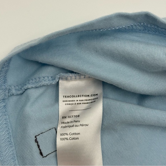 Tea Collection Kids Japanese Fish Flags Graphic Tee 18-24 mo Blue Red Cotton EUC - Picture 5 of 10